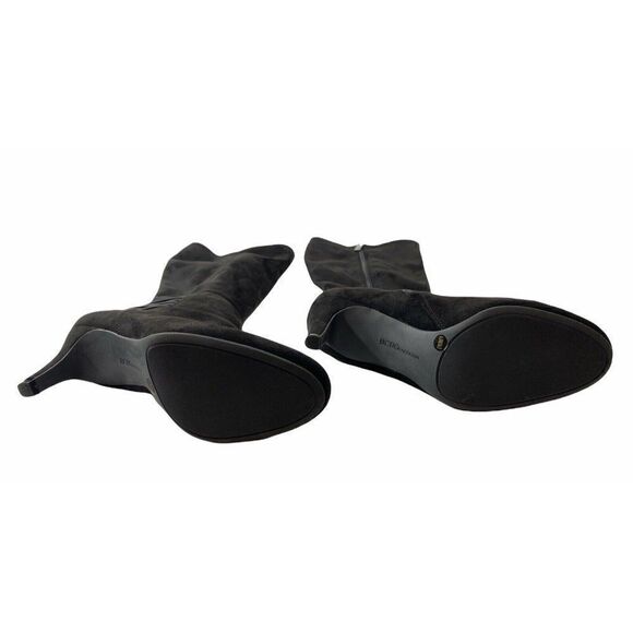 BCBGeneration Rozz Stretch Tall Boot With Cord Trim  Black Size 6.5M NWOT - Picture 3 of 6